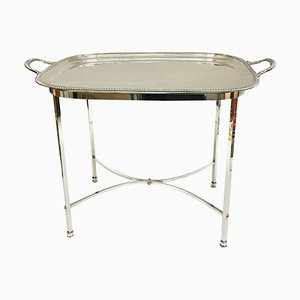 English Silver-Plated Tea Table from Harrison Brothers & Howson, Set of 2-UCH-1224631