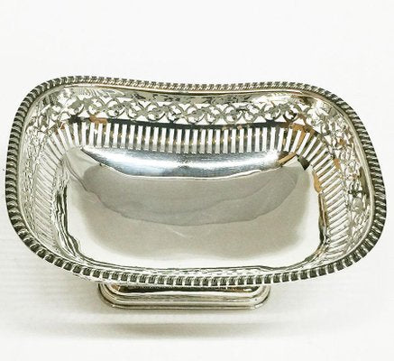 English Sterling Silver Fruit Basket from James Deakin & Sons, 1928-UCH-1224621