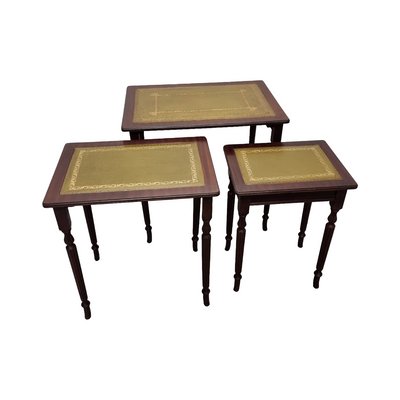 English Style Classic Nesting Tables, 1970s, Set of 3-VHW-2034462