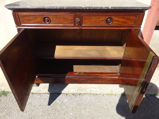 English Style Flamed Mahogany Sideboard, 1890s-ABK-2032018