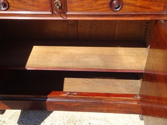 English Style Flamed Mahogany Sideboard, 1890s-ABK-2032018