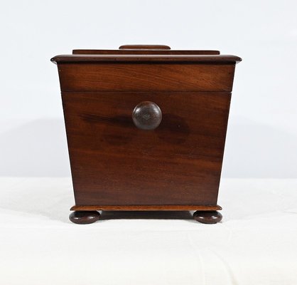 English Tea Caddy in‘ Mahogany, 19th Century-RVK-1745457