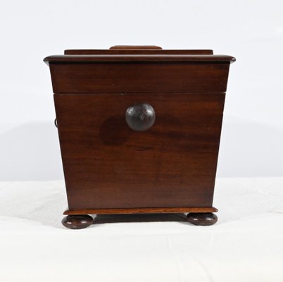 English Tea Caddy in‘ Mahogany, 19th Century-RVK-1745457