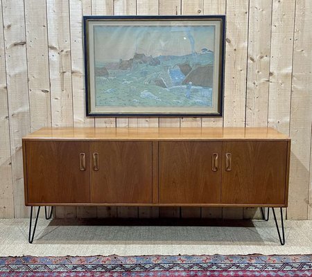 English Teak 4-Door Sideboard from G-Plan, 1970s-QYF-2021885