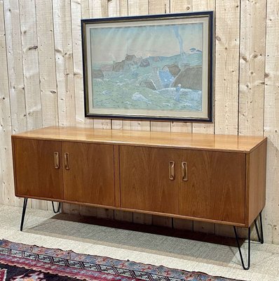 English Teak 4-Door Sideboard from G-Plan, 1970s-QYF-2021885