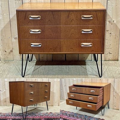 English Teak Chest of Drawers from G-Plan, 1970s-QYF-2021864