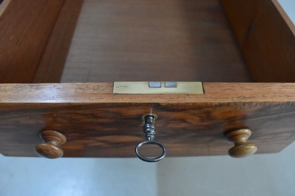 English Walnut Davenport Secretaire, 1800s-RVK-839703