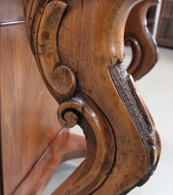 English Walnut Davenport Secretaire, 1800s-RVK-839703