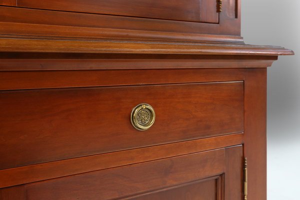 English Wooden Bookcase Cabinet, 1950s-YSY-1815203