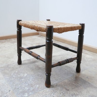 English Wooden Stool, 1940s-JRP-838647