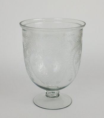 Engraved Glass Photophore Cup-LW-1309777