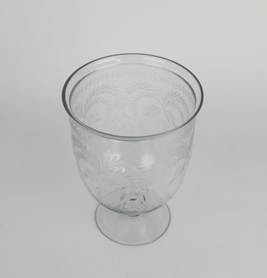 Engraved Glass Photophore Cup-LW-1309777