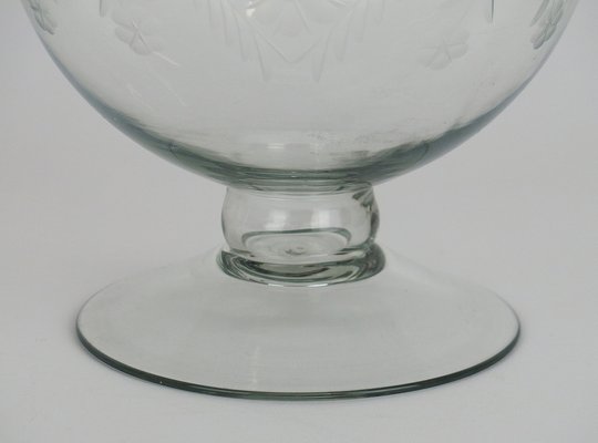 Engraved Glass Photophore Cup-LW-1309777