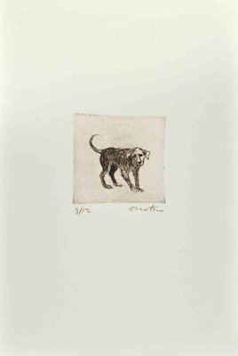 Enotrio Pugliese, Dog, Etching, 1963-ZCI-1760439