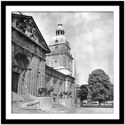 Entrance Gate State Museum Hesse Darmstadt, Germany, 1938, Printed 2021-DYV-997878