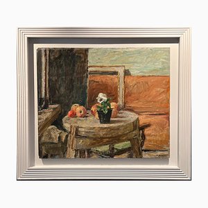 Enzo Faraoni, Still Life, Oil Painting, 1970s, Framed-QUE-1406956