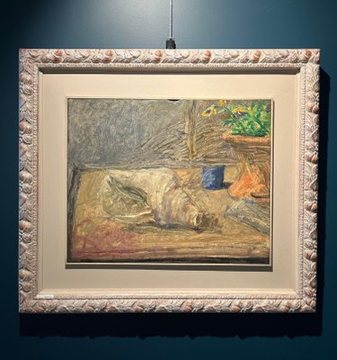 Enzo Faraoni, Still Life with Shell, 1970, Oil on Canvas, Framed-QUE-1358678