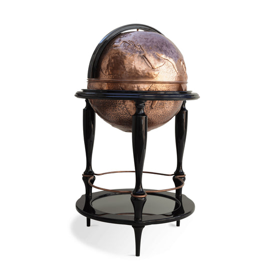 Equator Globe - Copper Bar Cabinet by Boca Do Lobo
