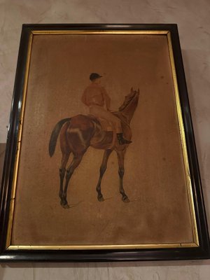 Equestrian Scenes, Engravings, 1890s, Set of 2-BFK-1798817