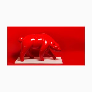 Erekle Tsuladze, Red Bear, 2018, Artificial Stone & Metal-CHG-2025467