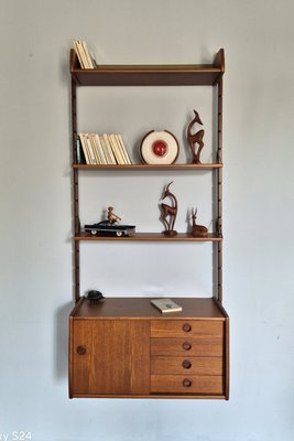 Ergo Wall Unit in Teak by Blindheim Møbelfabrikk, 1960s-EYI-2021419