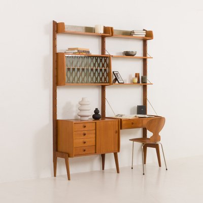 Ergo Wall Unit with Desk and Two Cabinets by John Texmon, Norway, 1960s-UE-2036252