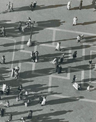 Erich Andres, Venice: Crowd from Above, Italy, 1955, Black & White Photograph-DYV-1175589