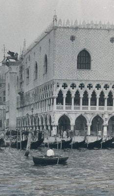 Erich Andres, Venice: Port with Gondolas, Italy, 1955, Black & White Photograph-DYV-1175590