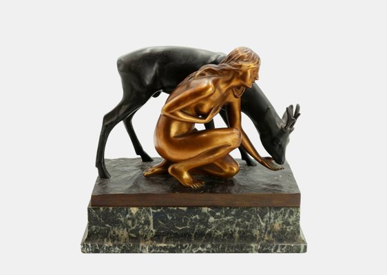 Erich Schmidt-Kestner, The Feeding, 1915, Bronze-TPH-2027206