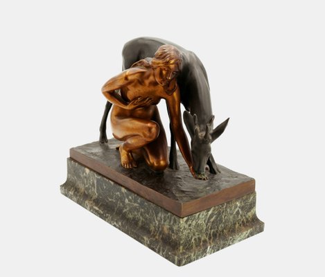 Erich Schmidt-Kestner, The Feeding, 1915, Bronze-TPH-2027206