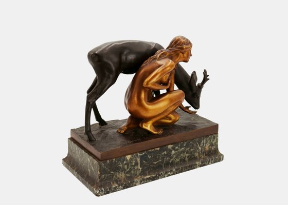 Erich Schmidt-Kestner, The Feeding, 1915, Bronze-TPH-2027206