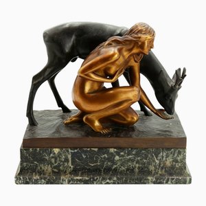 Erich Schmidt-Kestner, The Feeding, 1915, Bronze-TPH-2027206