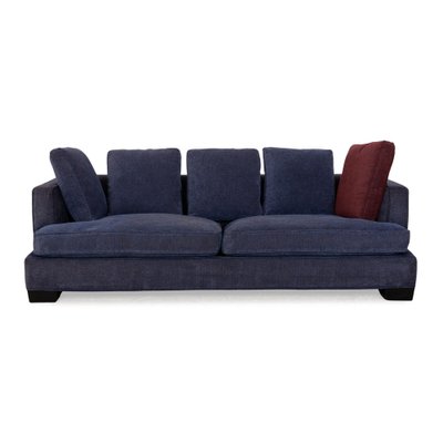 Eros 2100 Fabric Three Seater Dark Blue Sofa from Flexform-RQW-2036320