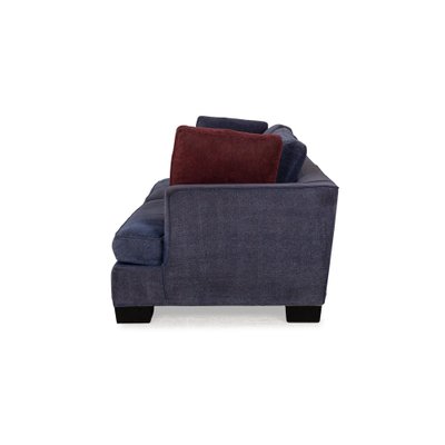 Eros 2100 Fabric Three Seater Dark Blue Sofa from Flexform-RQW-2036320