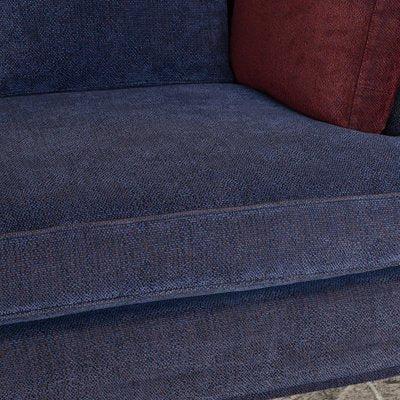 Eros 2100 Fabric Three Seater Dark Blue Sofa from Flexform-RQW-2036320