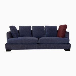 Eros 2100 Fabric Three Seater Dark Blue Sofa from Flexform-RQW-2036320