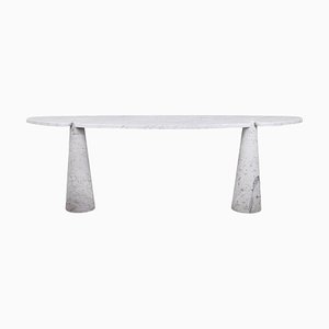 Eros Console Table in Calacatta White Marble by Angelo Mangiarotti, 1970s-CEJ-999321