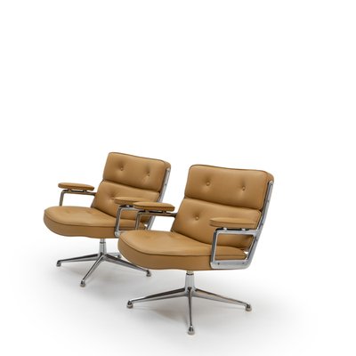 ES105 Lobby Chairs by Charles & Ray Eames for Vitra, 1970s, Set of 2-TJQ-1932053