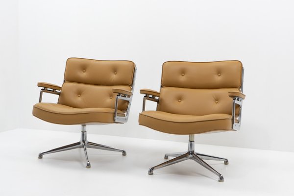 ES105 Lobby Chairs by Charles & Ray Eames for Vitra, 1970s, Set of 2-TJQ-1932053