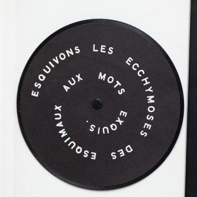 Esquivons Les Ecchymoses Des Esquimaux Aux Mots Exquis by Marcel Duchamp, 1968-WM-1120633