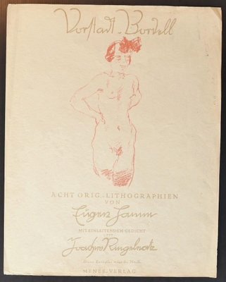 Eugene Hamm, Cover for Vorstadt-Brodel, Lithograph, 1922-ZCI-1775584