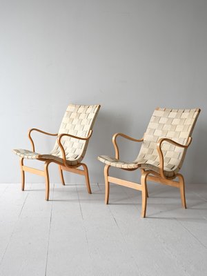 Eva Armchairs by Bruno Mathsson, 1940s, Set of 2-QWP-2042054