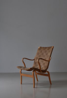 Eva Lounge Chair attributed to Karl Mathsson & Bruno Mathsson, 1970s-WRF-1769334