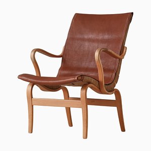 Eva Lounge Chair attributed to Karl Mathsson & Bruno Mathsson, 1970s-WRF-1769334