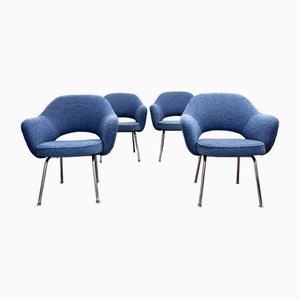 Executive Chairs by Eero Saarinen, Knoll International, Germany, Set of 4-DOY-1782857