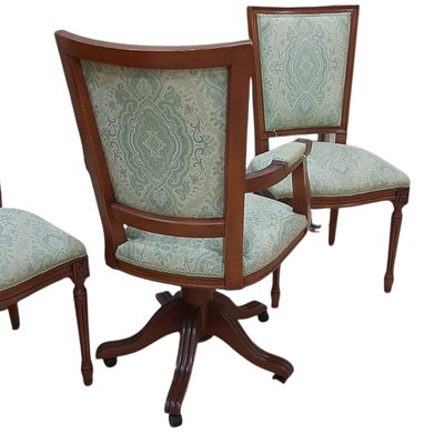 Executive Chairs Including One with Swivel Base, Set of 3-TCS-1072822