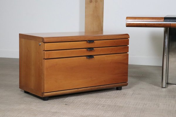 Executive Desk and Credenza by Hans von Klier for Skipper, Italy, 1972, Set of 2-ZZP-1794231