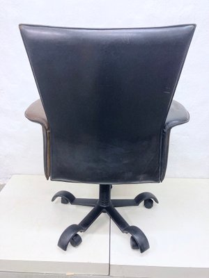 Executive Swivel Chair on Wheels by Matteo Grassi, 1980s-AET-2034558