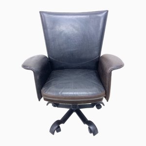 Executive Swivel Chair on Wheels by Matteo Grassi, 1980s-AET-2034558