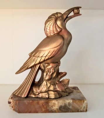 Exotic Bird Bookends, France, 1920s, Set of 2-AOU-1426229